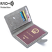 New RFID Passport Bag With Simple Buckle And Multifunctional Identification Bag For Men And Women Traveling Abroad_ipsvogv.com