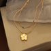 Design Korean Instagram Style Double Layered Flower Necklace For Women's Fashion And Luxury, Summer Collarbone Chain_ipsvogv.com