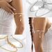 Jewelry Simple And Versatile Street Racket Opening Hand Decoration Shell Butterfly Tassel Chain Pendant Arm Bracelet_ipsvogv.com