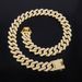 Men’s Jewelry Set Fashion 20mm Diamond Three Row Diamond Full Drill Bit Men's Alloy Necklace Cool Rap Hip Hop Cuban Chain_ipsvogv.com