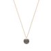 Rose Gold Small Racket Necklace Female Element Crystal Clavicle Necklace Female_ipsvogv.com
