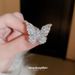 New Luxury Zircon Butterfly Opening Ring, European And American Light Luxury Trendy Index Finger Ring, Niche High-end Sense, Versatile Bracelet_ipsvogv.com