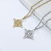 Nordic Celtic Eternal Triangle Knot Neutral Style Titanium Steel Necklace Simple Genderless Niche Art Pendant_ipsvogv.com
