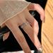 Lace Grid Light Luxury Sparkling Diamond Zircon Ring For Women With Adjustable Opening, Niche High-end Sense,_ipsvogv.com