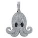 Full Dia Letter Hip Hop Pendant Copper Inlaid Zircon Trendy Men And Women Accessories_ipsvogv.com