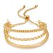 Fashionable niche design copper plated real gold adjustable bracelet light luxury high end bracelet jewelry_ipsvogv.com