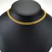 Necklace Stainless Steel Yellow Chain Classics Lobster Buckle-5mm Width_ipsvogv.com