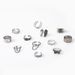 Hot Selling Butterfly Ring, Small Daisy Wings, Troublesome Opening Combination, 12 Piece Set Of Rings_ipsvogv.com