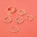 Internet Famous Metal Stars, Moon Butterflies, Popular Elements, 6-piece Set Of Rings For Women_ipsvogv.com