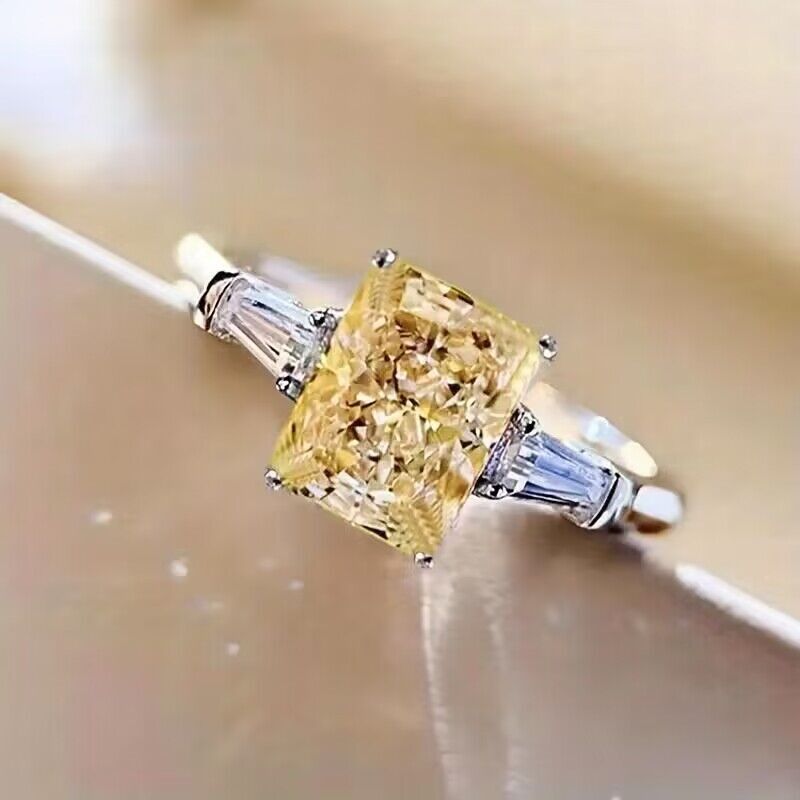 Cao Shi's Live New Fashion Square Pink Diamond Zircon Hands, Sweet And Romantic Bridal Wedding Ring For Women_ipsvogv.com