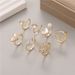 Ring, Female, Non Fading DIY Accessory, Open Pearl, Cool Breeze, Heart, Fish Tail, Bow, Ring, Holder, Mother Of Pearl_ipsvogv.com