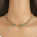 Rhinestone Tennis Collarbone Copper Necklace Fashion Street Hip-Hop Single Row Colorful Women's Bracelet Trend_ipsvogv.com