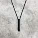 Mens Jewellery Rectangle Pendant Classic Width 2mm Stainless Steel K Chain Necklace For Men Jewelry Gift_ipsvogv.com