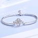 Women's Jewelry Four Leaf Clover Bracelet Creative Alloy Diamond Ladies Bracelet_ipsvogv.com