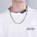 Rock Hip Hop Style Emperor Chain Fashion Personality Street Domineering V Shaped Woven Men's Titanium Steel Necklace_ipsvogv.com