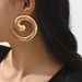 E13242 Fashionable and Exaggerated Design with a Metallic Style ZA Same Style, Small denomination Earrings for Women_ipsvogv.com