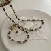 Savi's Trendy And Niche Design, Natural Tiger Eye Stone Handmade Bead Necklace, Collarbone Chain, Ins Personalized New_ipsvogv.com