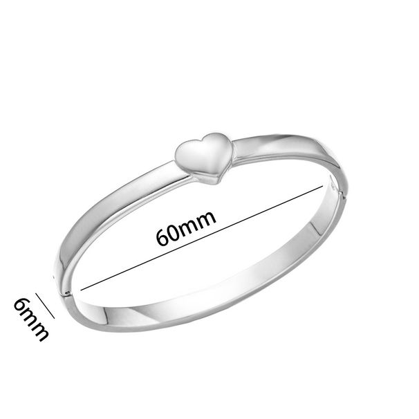 Titanium Bracelet, Love Casting Stainless Steel For Girls, High Grade Fashion, Simple And Versatile, Colorless Bracelet_ipsvogv.com