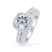Mozambique Diamond One Carat Couple Women's Pure Silver Matching Ring, Gold Proposal, Wedding, Birthday Gift_ipsvogv.com