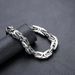 Snake Head High-End Bracelet For Men, Niche Versatile Titanium Steel Cuban Chain, Non-Fading Hand Jewelry Accessory_ipsvogv.com