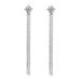 Women's Jewelry S925 Sterling Silver High End New Style Light Luxury Tassel Earrings Moissanite Long Earrings Empty Bracket Jewelry_ipsvogv.com