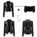 Women's Clothing Leather Jacket With Detachable Hem Fashion Casual Jacket_ipsvogv.com