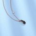 Black Crystal Feather Necklace For Women Light Luxury Niche Fashion Leaves Using Elements_ipsvogv.com