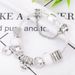Hot Selling Silver Color Four-leaf Clover Charm Pan Family Beaded DIY Unisex Bracelet_ipsvogv.com