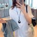 Natural Agate Stone Black Rope Necklace Long Pendant With Chinese Design, High Grade Summer New Style Accessories For_ipsvogv.com