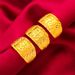 Sha Jin Men's Fortune Round Open Ring Color Hand Decoration Gold Jewelry Necklace Live Broadcast_ipsvogv.com