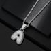 Hip Hop 26 English Rap Fashion Fat Letter Pendant, Unisex Necklace_ipsvogv.com