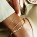 alloy anklet thick chain suit women's simple fashion temperament anklet three-piece set_ipsvogv.com