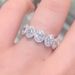 Cao Shi's Simple Five Circle Korean Version Round Zircon Ring Women's Yiwu Small Jewelry_ipsvogv.com