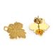 Stainless Steel DIY Maple Leaf Hooks, Vacuum Electroplated Handmade Jewelry Accessories, Earrings, And Ear Pin Materials_ipsvogv.com