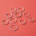 New Bohemian Ancient Silver Wave Twisted Fried Dough Twists Pearl Infinite 8-shaped Triangle Ring Set_ipsvogv.com