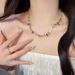 Sweetheart Candy Colorful Crystal Zircon Necklace Color-Block Inlaid Diamond Rainbow Choker High-End Clavicle Chain_ipsvogv.com