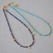 Small Niche Lapis Lazuli Turquoise Bead Gold Coin Pendant, Simple Temperament, Fine Necklace, Collarbone Chain_ipsvogv.com