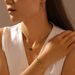 Four Leaf Flower Love Glass Stone Set New Stainless Steel Earrings Necklace Bracelet Three Piece Set_ipsvogv.com