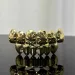 YOUNGX Top Bottom Maple Leaves Pattern Tooth Caps Braces Hip Hop Glossy Teeth Grillz For Women Men Jewelry Dental_ipsvogv.com