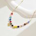 Sweet And Fresh Ladies' Long Necklace, Love Letter Design Clavicle Chain, All Match Forest Beaded Necklace_ipsvogv.com