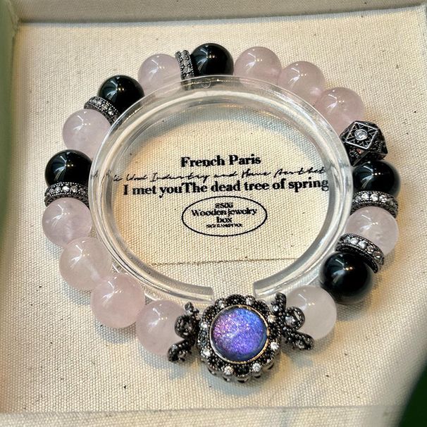 【Exclusive】Optimized Bracelet Single Circle Gift Pink Hair Strawberry Crystal Couple Men And Women Style_ipsvogv.com