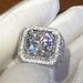 Exaggerated 5-carat Full Diamond Fashion With A Lively Korean Style Large Men's Ring Accessory_ipsvogv.com