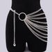 Multi Layer Thick Women's Instagram Red Metal Chain Tassel Waist Seal Decoration Dress Shirt Suit Belt_ipsvogv.com