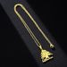 hot sale titanium steel Lebanese national emblem map Taliban pendant necklace fashion smooth titanium steel couple necklace_ipsvogv.com