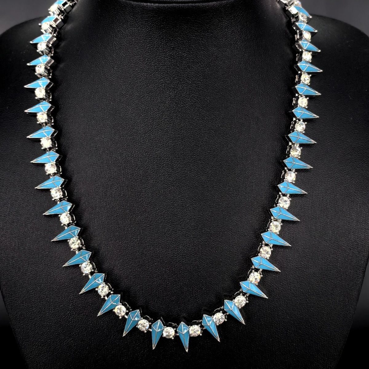 Unisex 5mm Black Panther Diamond Alloy Men's Necklace High End Trendy Cool Hip Hop Cuban Chain_ipsvogv.com