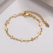 Women's Jewelry Simple Stainless Steel K Gold Five Pointed Star Bracelet Jewelry_ipsvogv.com