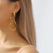11659 simple and exaggerated asymmetrical metallic ZA niche curved alloy earrings for women_ipsvogv.com