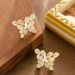 Korean Version Of New Exquisite Sweet Zircon Inlaid Butterfly With Full Diamonds, Feminine Temperament, Simple And_ipsvogv.com