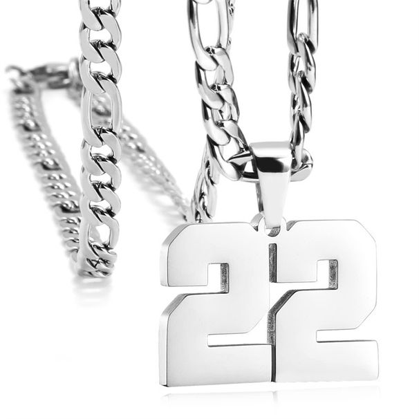 Men's Jewelry Athlete Stainless Steel Sports Number Necklace Baseball Basketball/football Team Inspired Jewelry_ipsvogv.com
