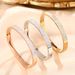 Light Luxury Fashionable Titanium Steel Bracelet Set In Three Rows For Women, With High-end Feel And A Starry Sky That_ipsvogv.com